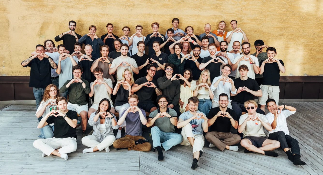 Lovable team at a community event